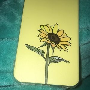 iphone 6s+ sunflower case. never used